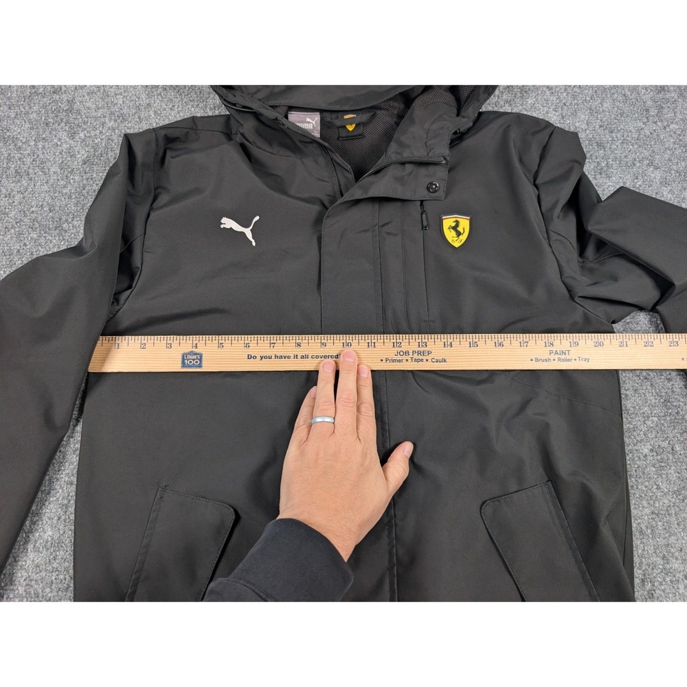 Scuderia Ferrari F1 Puma Rain Jacket Mens Small Black Outdoor‎ Racing - Picture 4 of 9